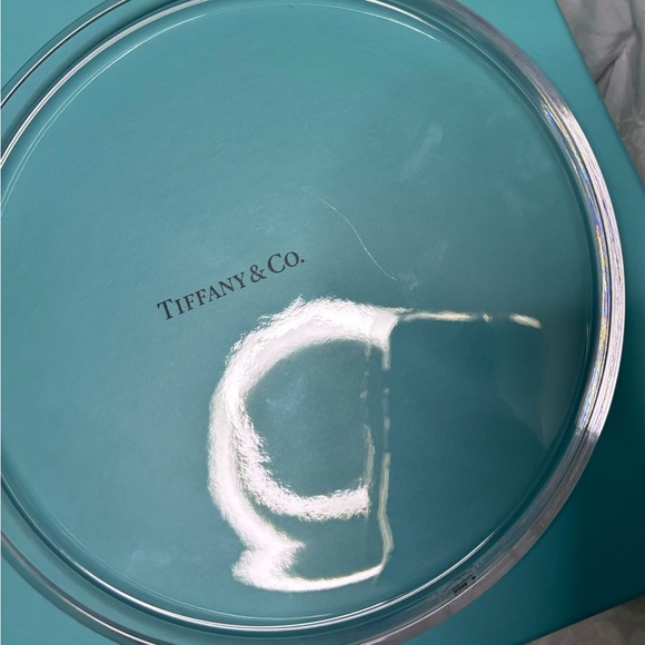 Tiffany crystal platter - Picture 2 of 5